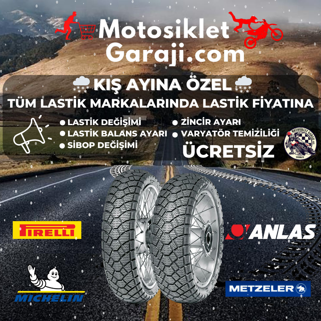 Motosiklet Lastiklerinde Kış Ayına Özel Dev Kampanya