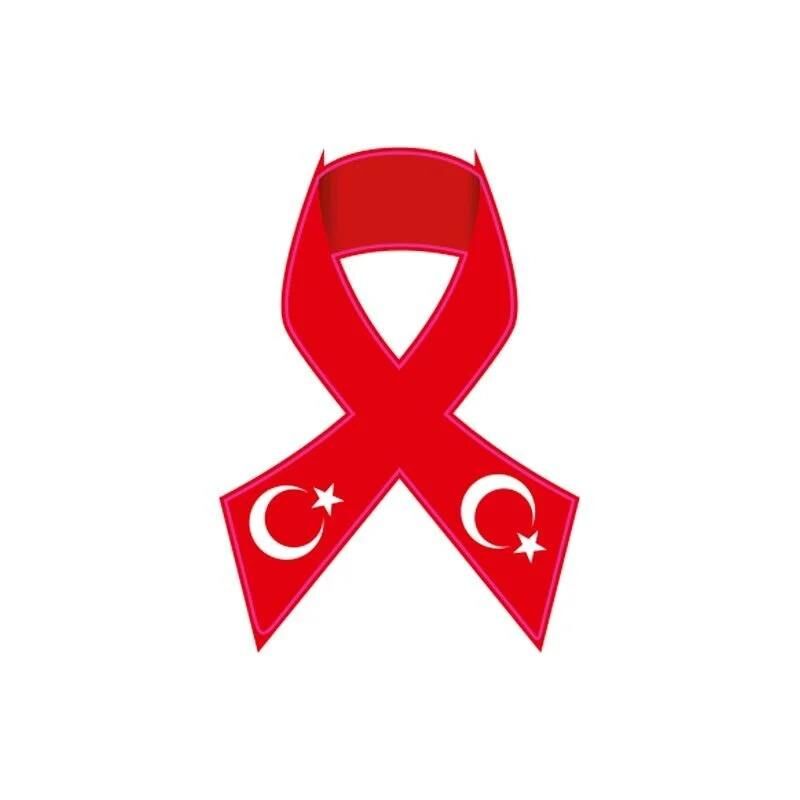 Gogo Kurdele Türk Bayrağı Desenli Sticker 70 x 100 mm
