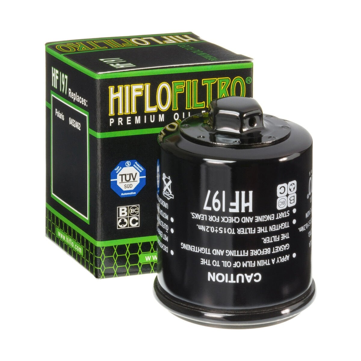 Qooder 200 Quadro 2019-2022 Hiflo HF197 Orjinal Yağ Filtresi