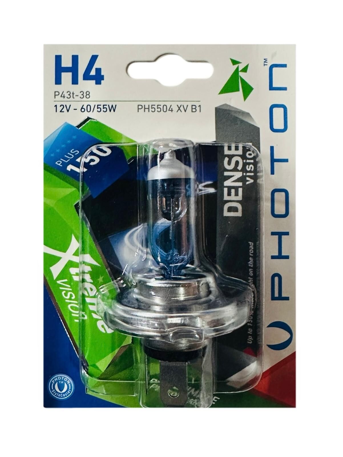 Photon H4 12V-60/55W Xtreme Vision Far Ampulu Tekli (%150 Daha Fazla Işık)