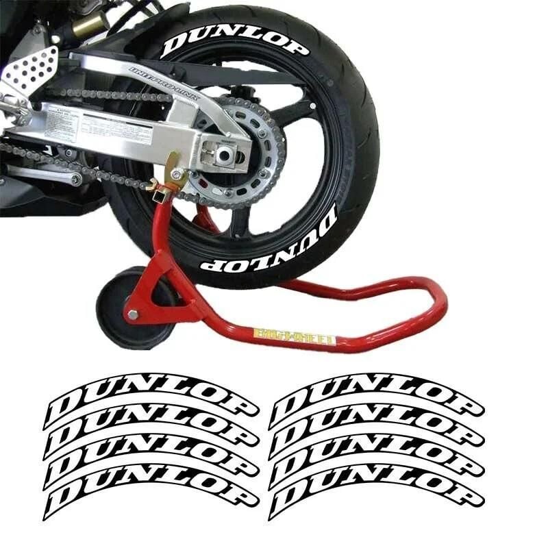 Dunlop 3D Lastik Yanak Yazısı Beyaz