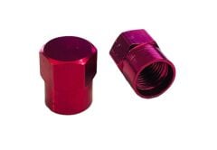 Mg Moto Nikelajlı Metal Sibop Kapağı Bordo 2' Li