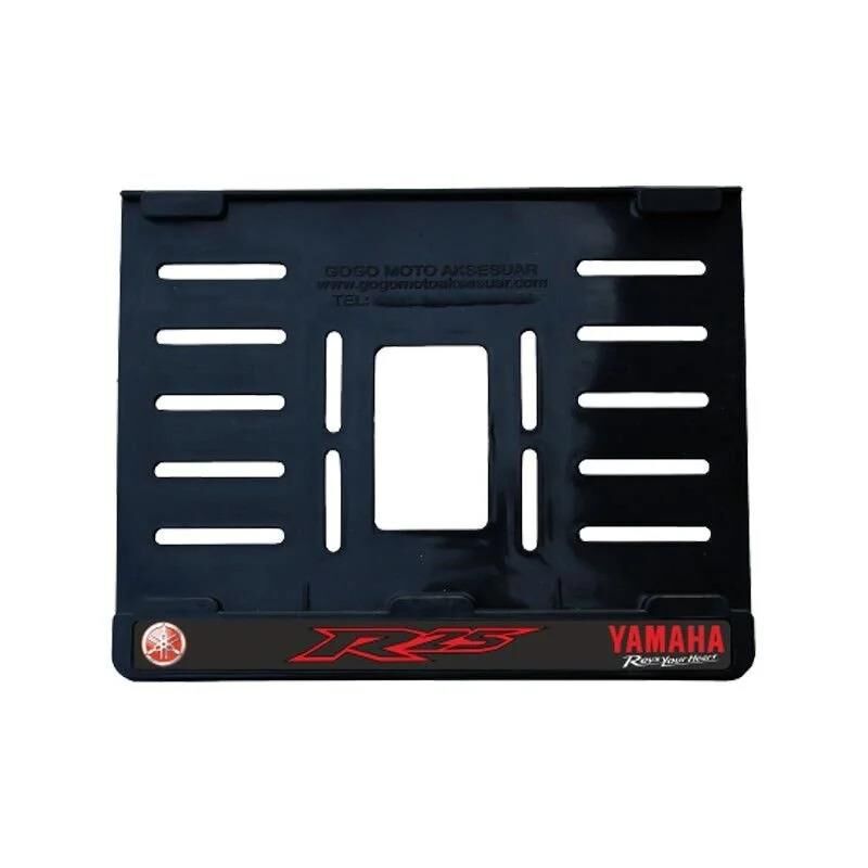 Yamaha R25 Plastik Kırılmaz Plakalık Kırmızı 3 (15x24)