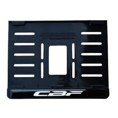 Honda Cbf Plastik Kırılmaz Plakalık Beyaz 2 (15x24)