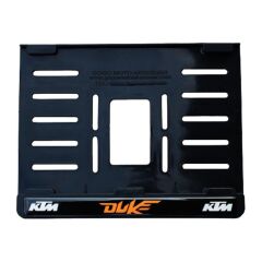 Ktm Duke Plastik Kırılmaz Plakalık Turuncu 1 (15x24)