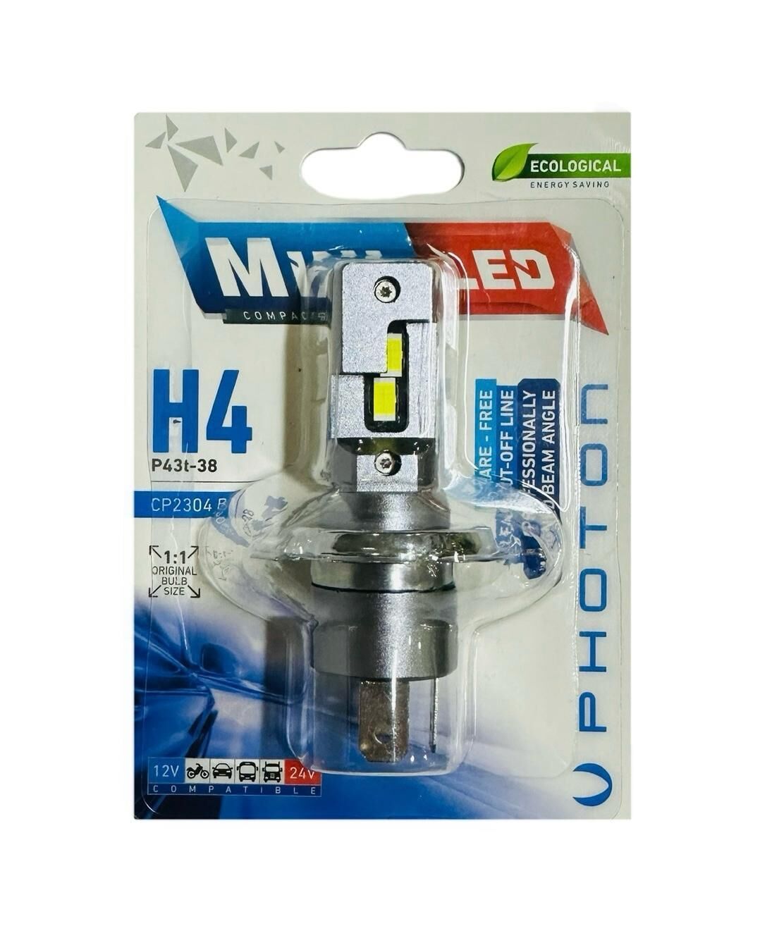 Photon H4 Mini 12-24V Led
