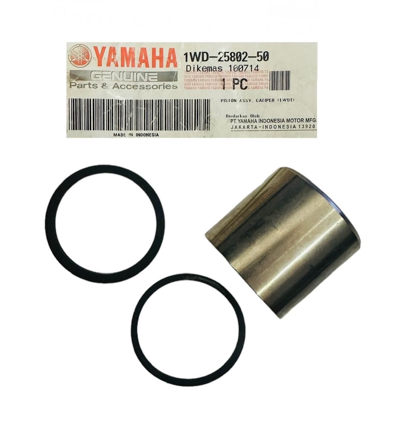 Yamaha Xmax 250 Arka Fren Kaliper Piston Tamir Kiti Orjinal 2014-2022 (1WD-25802-50)