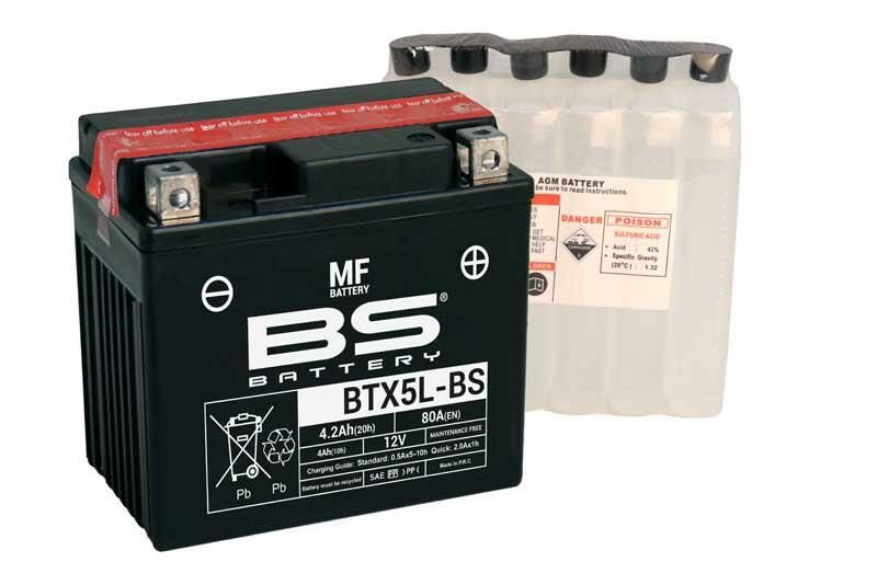 Yamaha Neos 50 BTX5L-BS Motosiklet Aküsü