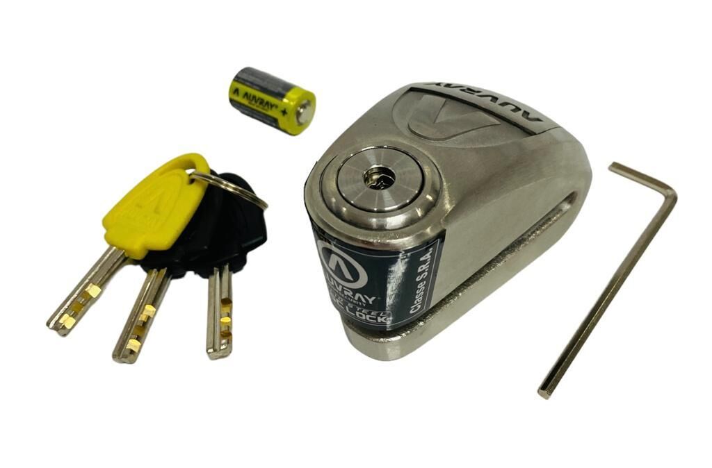 Auvray B-Lock 10 Sra Sertifikalı Çelik Alarmlı Disk Kilidi 10 Mm 120db