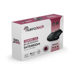 Nukrotech Nukro M2 Profesyonel Kask İnterkom Siyah