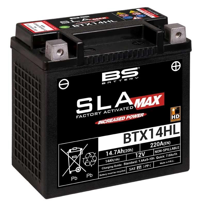 Harley Davidson Roadster XL1200 CX Bs Battery BTX14HL SLA MAX Motosiklet Aküsü