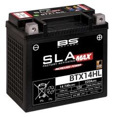 Harley Davidson Roadster XL1200 CX Bs Battery BTX14HL SLA MAX Motosiklet Aküsü