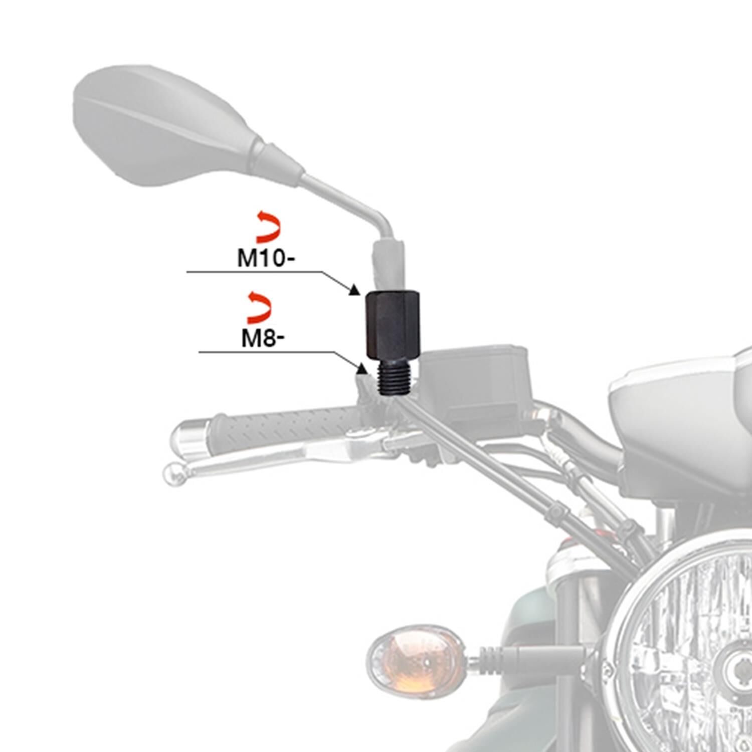 Mg Moto -10-8 Ayna Adaptörü