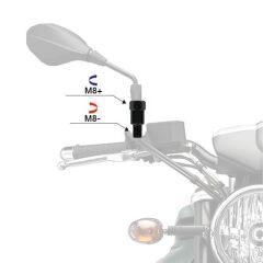Mg Moto +8-8 Ayna Uzatma Adaptörü