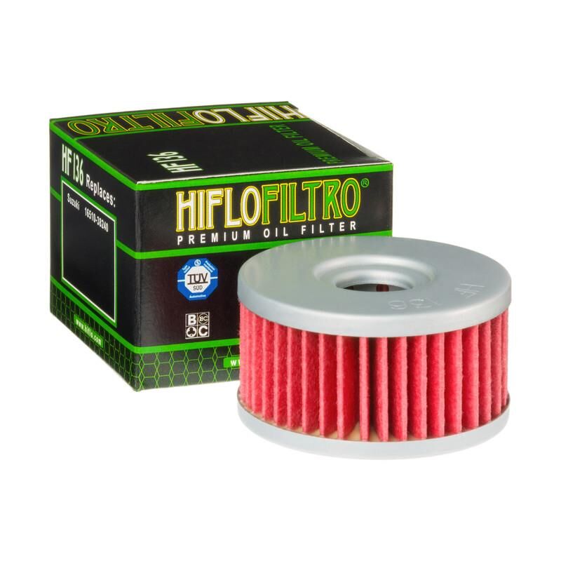 Suzuki GN 250 1990-1999 Hiflo HF136 Orjinal Yağ Filtresi