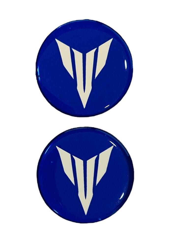 Yamaha Mt 4x4 İkili Koruma Takozu Damla Sticker Mavi