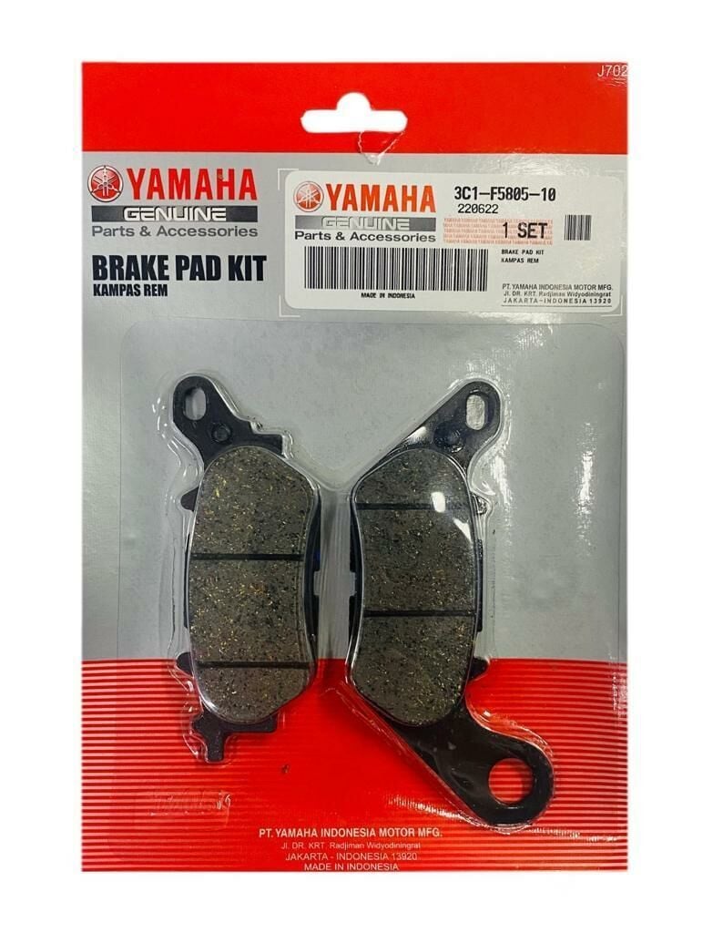 Yamaha Nmax 125 Arka Fren Balatası Orjinal 2015-2024 (3C1-F5805-10)