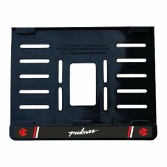 Bajaj Pulsar Plastik Kırılmaz Plakalık Beyaz 4 (15x24)