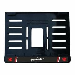 Bajaj Pulsar Plastik Kırılmaz Plakalık Beyaz 4 (15x24)