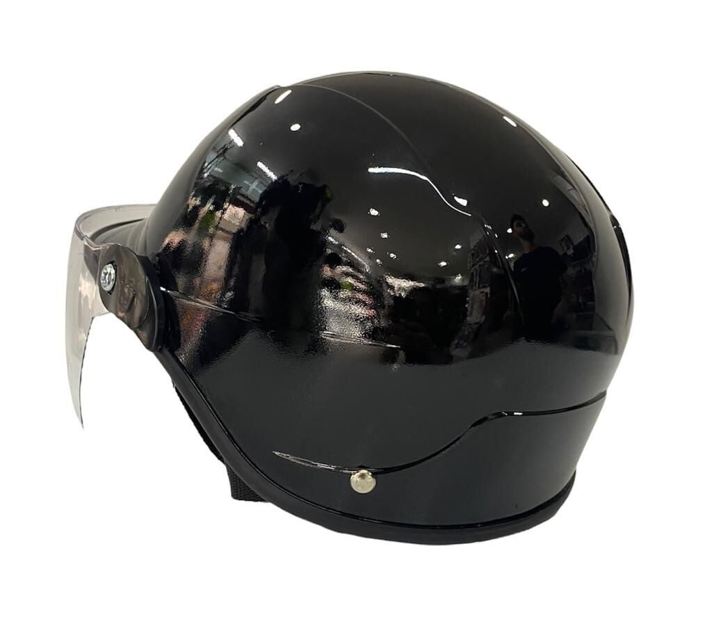 Mg Moto Yarım Jokey Şeffaf Camlı Açık Motosiklet Kaskı