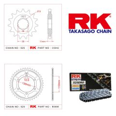 Yamaha Tracer 700 Orijinal RK Zincir Dişli Seti