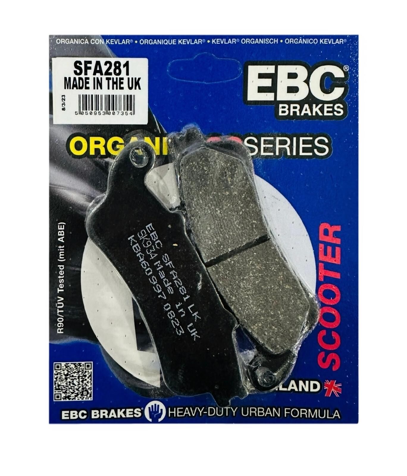 EBC SFA281 Fren Balatası Orjinal