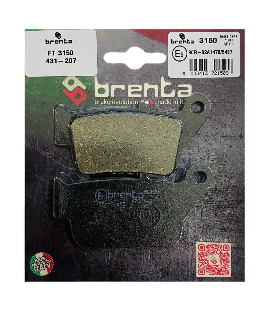 Yamaha X-Max 250 2014 - 2016 Brenta Arka Fren Balatası