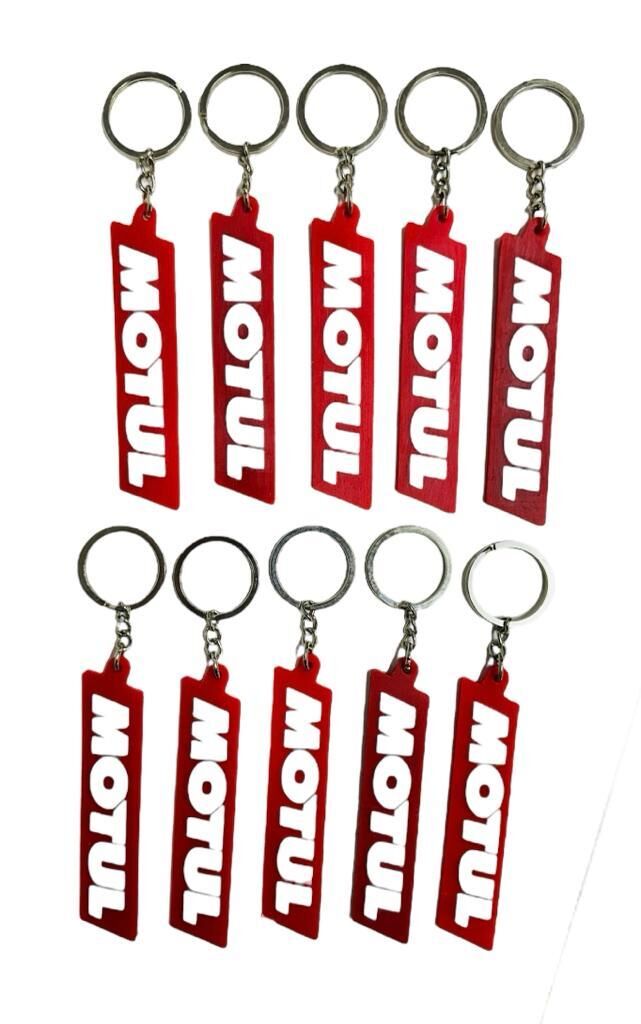 Motul Kırmızı Beyaz 10 Adet Silikon Motosiklet Anahtarlık