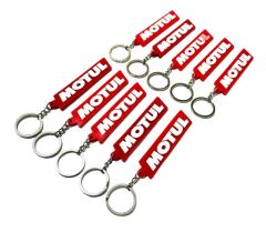 Motul Kırmızı Beyaz 10 Adet Silikon Motosiklet Anahtarlık