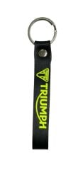 Triumph Uyumlu Siyah Flo Sarı Anahtarlık